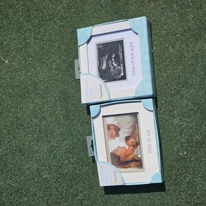 Pearhead Sonogram and Photo Frame Set